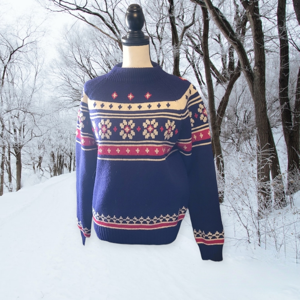 Vintage Preppy 80s Sweater